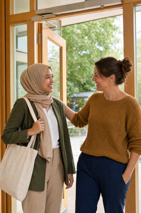 Invalkracht wordt warm ontvangen bij school